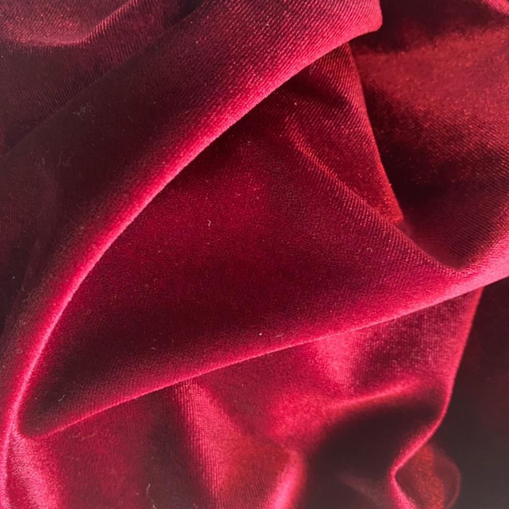 BUY 2 ITEMS & GET 1 FREE - K-T-O-O Burgundy Velvet Cocktail Dress Sz XL - NWOT - Picture 9 of 9